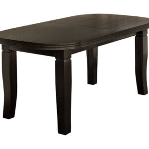 Table ovale en forme de L